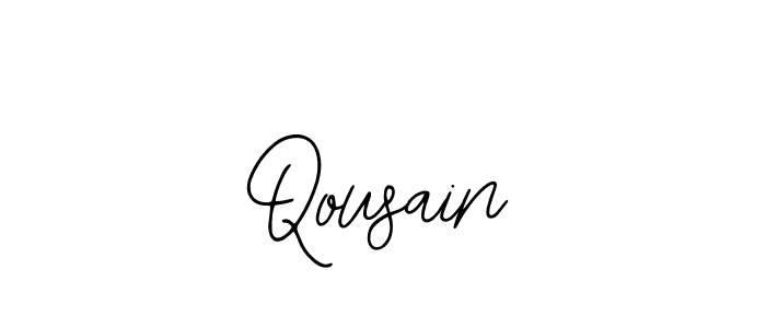 How to make Qousain name signature. Use Bearetta-2O07w style for creating short signs online. This is the latest handwritten sign. Qousain signature style 12 images and pictures png