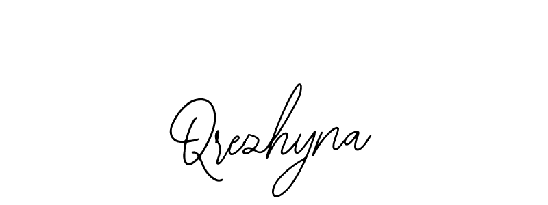 Similarly Bearetta-2O07w is the best handwritten signature design. Signature creator online .You can use it as an online autograph creator for name Qrezhyna. Qrezhyna signature style 12 images and pictures png