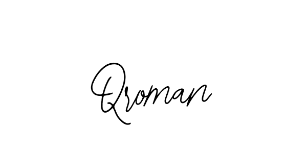 Design your own signature with our free online signature maker. With this signature software, you can create a handwritten (Bearetta-2O07w) signature for name Qroman. Qroman signature style 12 images and pictures png