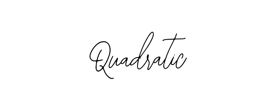 How to make Quadratic signature? Bearetta-2O07w is a professional autograph style. Create handwritten signature for Quadratic name. Quadratic signature style 12 images and pictures png