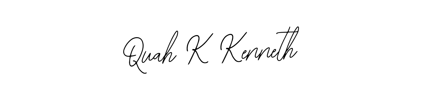 Also You can easily find your signature by using the search form. We will create Quah K Kenneth name handwritten signature images for you free of cost using Bearetta-2O07w sign style. Quah K Kenneth signature style 12 images and pictures png