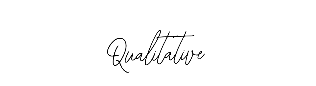 Use a signature maker to create a handwritten signature online. With this signature software, you can design (Bearetta-2O07w) your own signature for name Qualitative. Qualitative signature style 12 images and pictures png