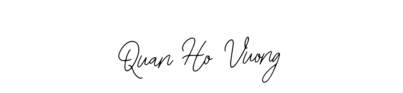 How to make Quan Ho Vuong name signature. Use Bearetta-2O07w style for creating short signs online. This is the latest handwritten sign. Quan Ho Vuong signature style 12 images and pictures png