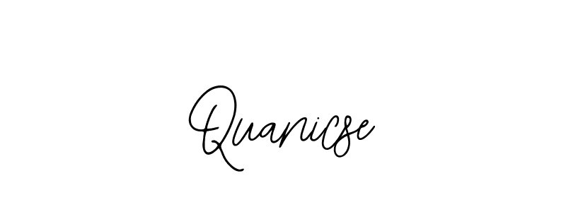 Use a signature maker to create a handwritten signature online. With this signature software, you can design (Bearetta-2O07w) your own signature for name Quanicse. Quanicse signature style 12 images and pictures png