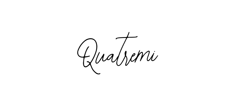 You should practise on your own different ways (Bearetta-2O07w) to write your name (Quatremi) in signature. don't let someone else do it for you. Quatremi signature style 12 images and pictures png