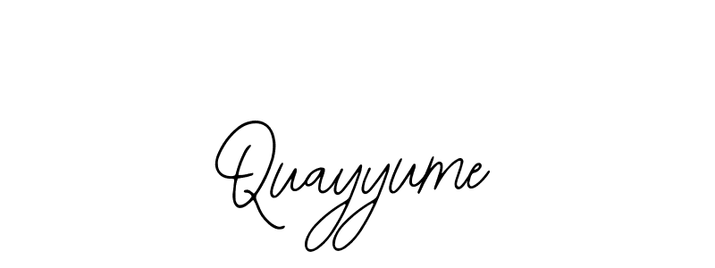 The best way (Bearetta-2O07w) to make a short signature is to pick only two or three words in your name. The name Quayyume include a total of six letters. For converting this name. Quayyume signature style 12 images and pictures png