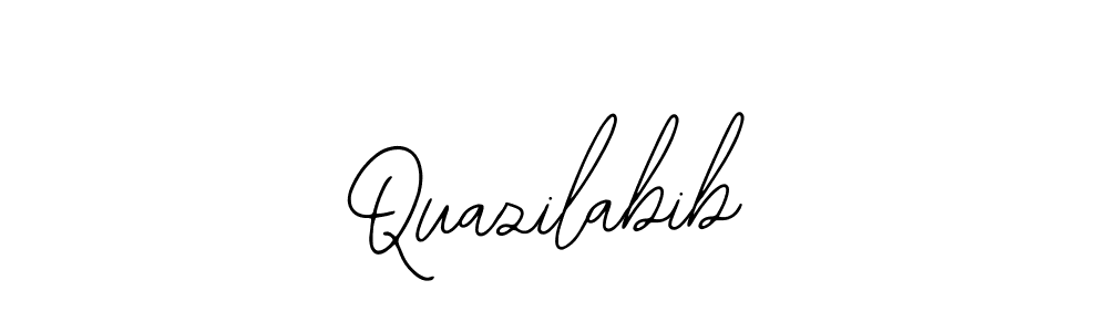 How to make Quazilabib name signature. Use Bearetta-2O07w style for creating short signs online. This is the latest handwritten sign. Quazilabib signature style 12 images and pictures png