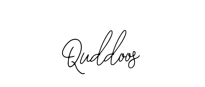 Create a beautiful signature design for name Quddoos. With this signature (Bearetta-2O07w) fonts, you can make a handwritten signature for free. Quddoos signature style 12 images and pictures png