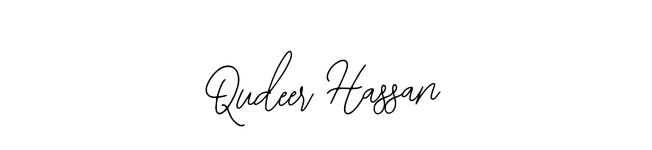 Also we have Qudeer Hassan name is the best signature style. Create professional handwritten signature collection using Bearetta-2O07w autograph style. Qudeer Hassan signature style 12 images and pictures png