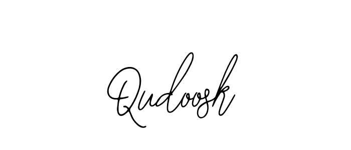 Bearetta-2O07w is a professional signature style that is perfect for those who want to add a touch of class to their signature. It is also a great choice for those who want to make their signature more unique. Get Qudoosk name to fancy signature for free. Qudoosk signature style 12 images and pictures png