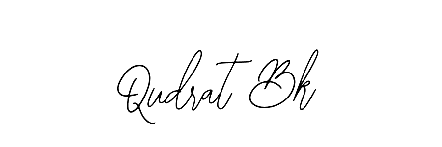 if you are searching for the best signature style for your name Qudrat Bk. so please give up your signature search. here we have designed multiple signature styles  using Bearetta-2O07w. Qudrat Bk signature style 12 images and pictures png