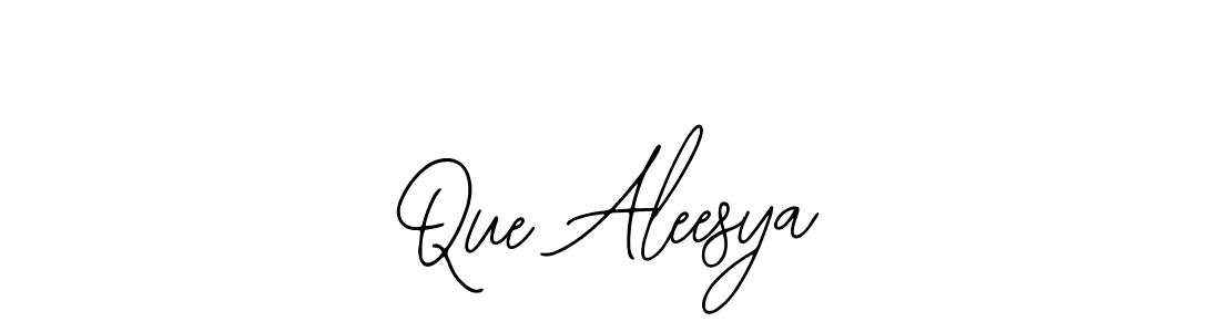Make a beautiful signature design for name Que Aleesya. Use this online signature maker to create a handwritten signature for free. Que Aleesya signature style 12 images and pictures png