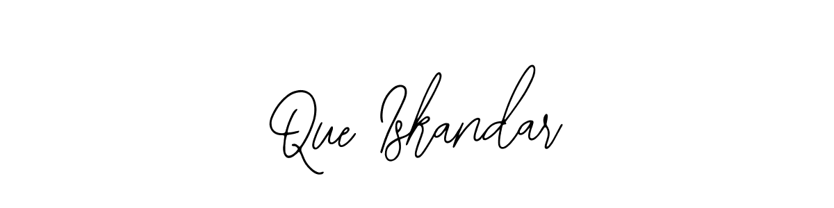 Make a beautiful signature design for name Que Iskandar. Use this online signature maker to create a handwritten signature for free. Que Iskandar signature style 12 images and pictures png