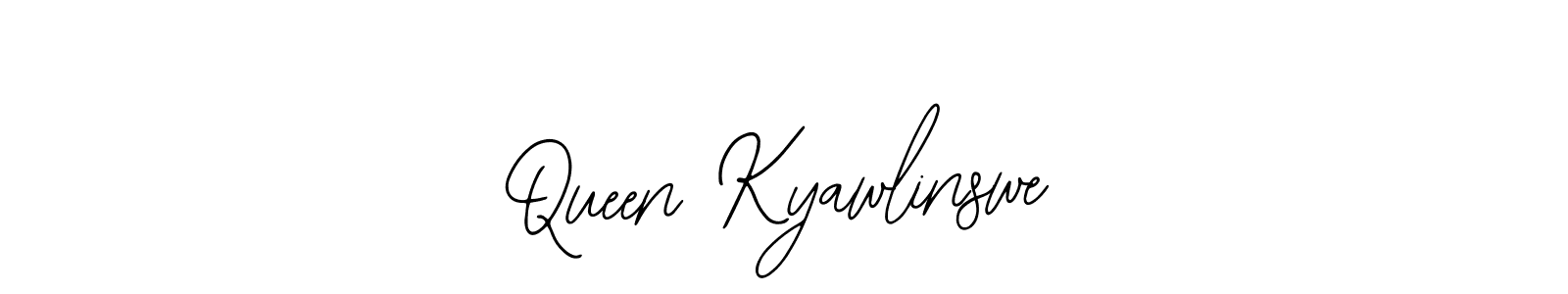 Bearetta-2O07w is a professional signature style that is perfect for those who want to add a touch of class to their signature. It is also a great choice for those who want to make their signature more unique. Get Queen Kyawlinswe name to fancy signature for free. Queen Kyawlinswe signature style 12 images and pictures png