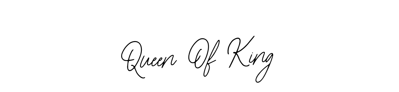 Use a signature maker to create a handwritten signature online. With this signature software, you can design (Bearetta-2O07w) your own signature for name Queen Of King. Queen Of King signature style 12 images and pictures png