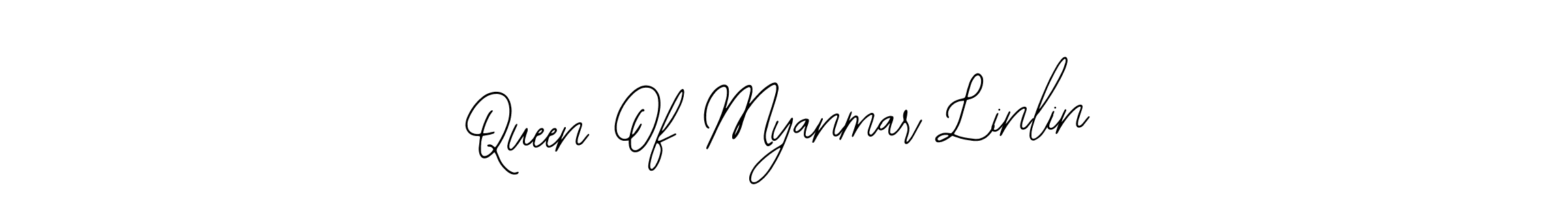 You should practise on your own different ways (Bearetta-2O07w) to write your name (Queen Of Myanmar Linlin) in signature. don't let someone else do it for you. Queen Of Myanmar Linlin signature style 12 images and pictures png