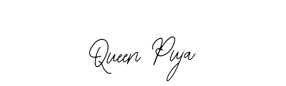 Also You can easily find your signature by using the search form. We will create Queen Puja name handwritten signature images for you free of cost using Bearetta-2O07w sign style. Queen Puja signature style 12 images and pictures png