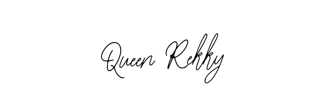 Also we have Queen Rekky name is the best signature style. Create professional handwritten signature collection using Bearetta-2O07w autograph style. Queen Rekky signature style 12 images and pictures png