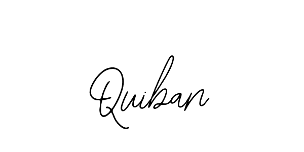 Similarly Bearetta-2O07w is the best handwritten signature design. Signature creator online .You can use it as an online autograph creator for name Quiban. Quiban signature style 12 images and pictures png