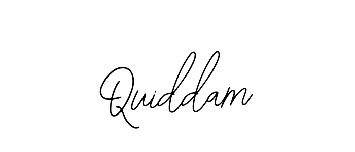 Make a beautiful signature design for name Quiddam. With this signature (Bearetta-2O07w) style, you can create a handwritten signature for free. Quiddam signature style 12 images and pictures png