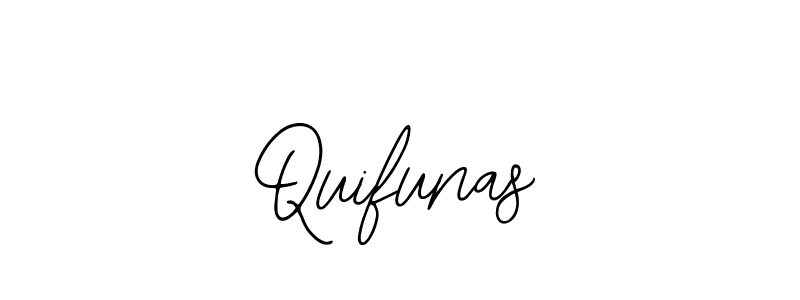 How to make Quifunas signature? Bearetta-2O07w is a professional autograph style. Create handwritten signature for Quifunas name. Quifunas signature style 12 images and pictures png