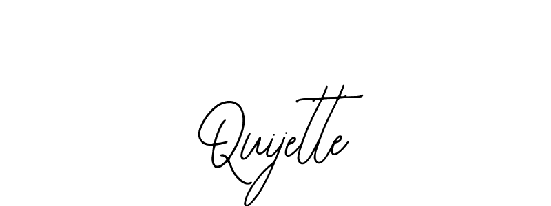 How to make Quijette name signature. Use Bearetta-2O07w style for creating short signs online. This is the latest handwritten sign. Quijette signature style 12 images and pictures png