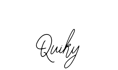 The best way (Bearetta-2O07w) to make a short signature is to pick only two or three words in your name. The name Quiky include a total of six letters. For converting this name. Quiky signature style 12 images and pictures png