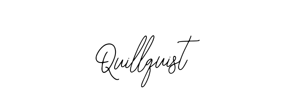 How to make Quillquist signature? Bearetta-2O07w is a professional autograph style. Create handwritten signature for Quillquist name. Quillquist signature style 12 images and pictures png