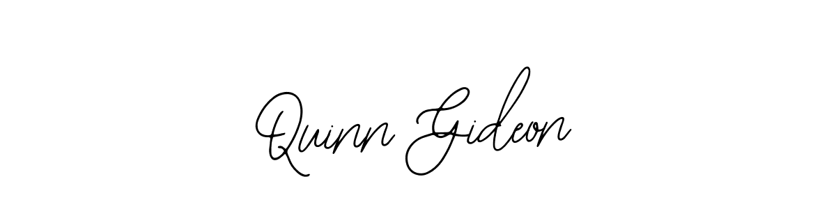 Also You can easily find your signature by using the search form. We will create Quinn Gideon name handwritten signature images for you free of cost using Bearetta-2O07w sign style. Quinn Gideon signature style 12 images and pictures png