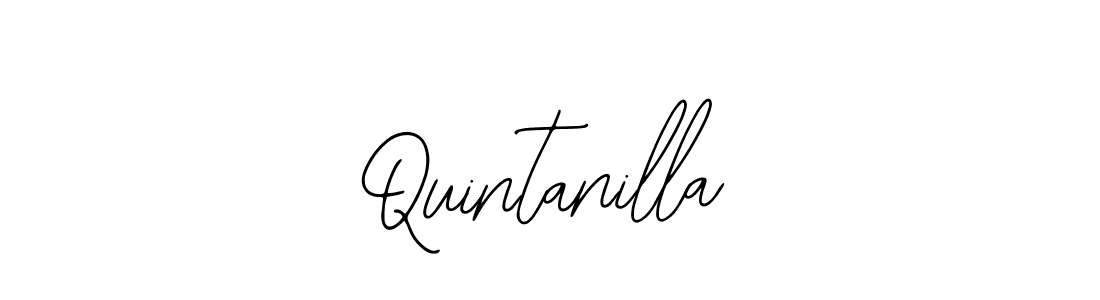 How to make Quintanilla name signature. Use Bearetta-2O07w style for creating short signs online. This is the latest handwritten sign. Quintanilla signature style 12 images and pictures png