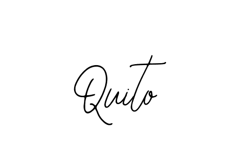 The best way (Bearetta-2O07w) to make a short signature is to pick only two or three words in your name. The name Quito include a total of six letters. For converting this name. Quito signature style 12 images and pictures png