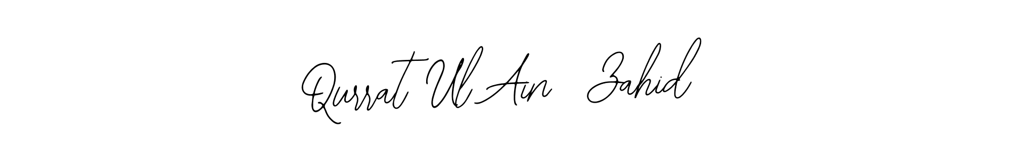Make a beautiful signature design for name Qurrat Ul Ain  Zahid. Use this online signature maker to create a handwritten signature for free. Qurrat Ul Ain  Zahid signature style 12 images and pictures png