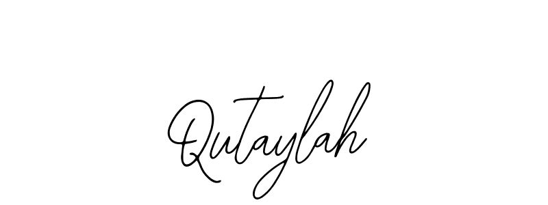 Create a beautiful signature design for name Qutaylah. With this signature (Bearetta-2O07w) fonts, you can make a handwritten signature for free. Qutaylah signature style 12 images and pictures png