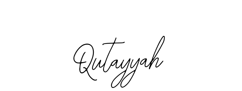 Use a signature maker to create a handwritten signature online. With this signature software, you can design (Bearetta-2O07w) your own signature for name Qutayyah. Qutayyah signature style 12 images and pictures png