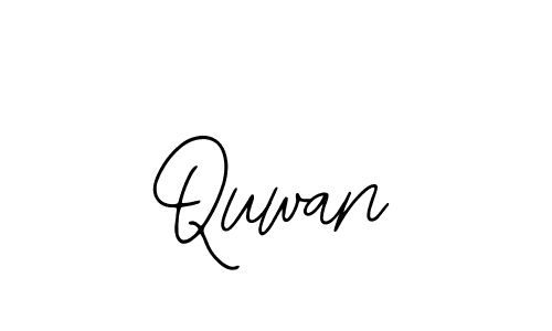 How to make Quwan signature? Bearetta-2O07w is a professional autograph style. Create handwritten signature for Quwan name. Quwan signature style 12 images and pictures png