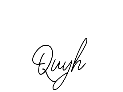 How to Draw Quyh signature style? Bearetta-2O07w is a latest design signature styles for name Quyh. Quyh signature style 12 images and pictures png