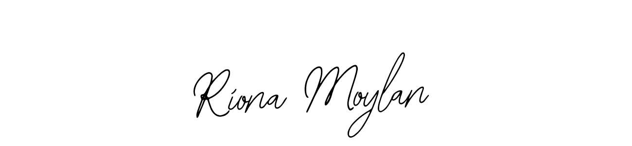 How to make Ríona Moylan name signature. Use Bearetta-2O07w style for creating short signs online. This is the latest handwritten sign. Ríona Moylan signature style 12 images and pictures png
