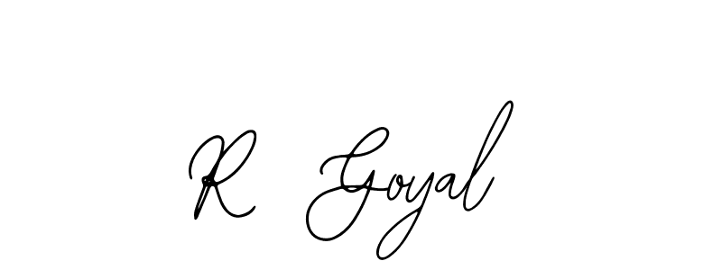 R  Goyal stylish signature style. Best Handwritten Sign (Bearetta-2O07w) for my name. Handwritten Signature Collection Ideas for my name R  Goyal. R  Goyal signature style 12 images and pictures png