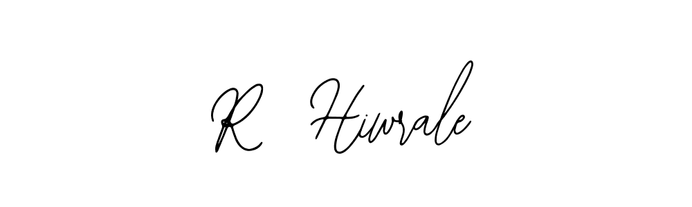 Use a signature maker to create a handwritten signature online. With this signature software, you can design (Bearetta-2O07w) your own signature for name R  Hiwrale. R  Hiwrale signature style 12 images and pictures png