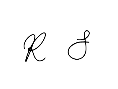 Similarly Bearetta-2O07w is the best handwritten signature design. Signature creator online .You can use it as an online autograph creator for name R  S. R  S signature style 12 images and pictures png