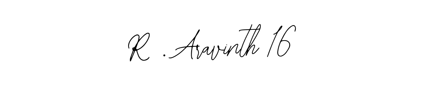 Create a beautiful signature design for name R . Aravinth 16. With this signature (Bearetta-2O07w) fonts, you can make a handwritten signature for free. R . Aravinth 16 signature style 12 images and pictures png