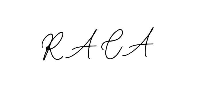 Also You can easily find your signature by using the search form. We will create R A C A name handwritten signature images for you free of cost using Bearetta-2O07w sign style. R A C A signature style 12 images and pictures png