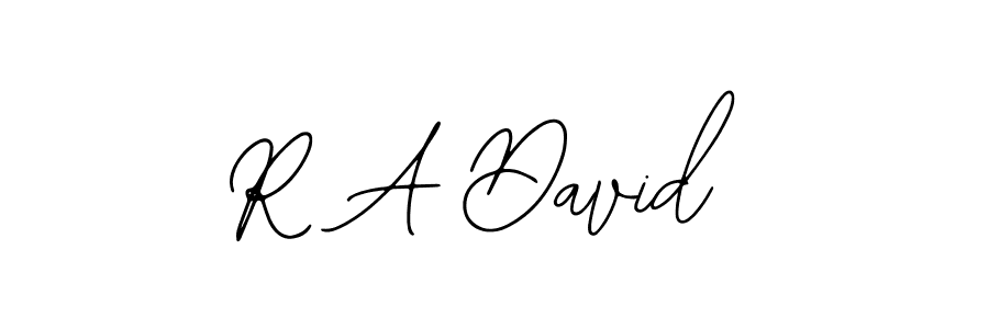 Make a beautiful signature design for name R A David. Use this online signature maker to create a handwritten signature for free. R A David signature style 12 images and pictures png