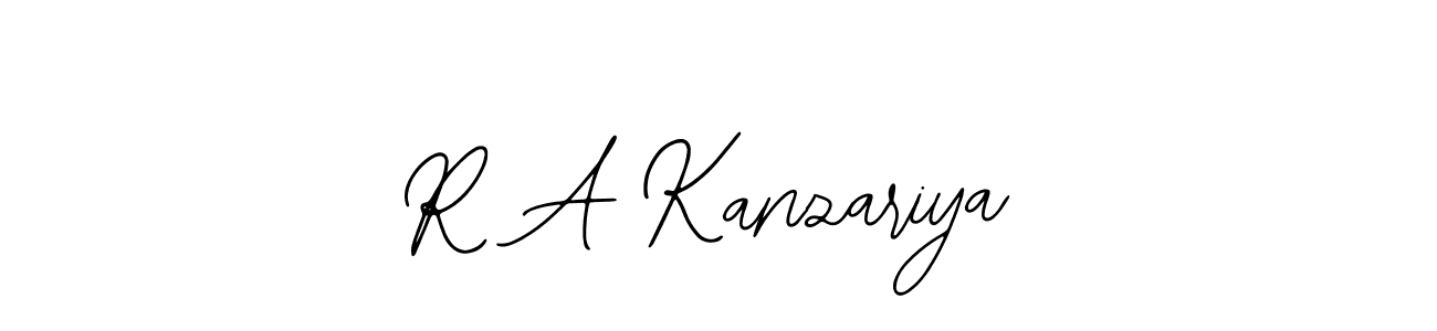 Best and Professional Signature Style for R A Kanzariya. Bearetta-2O07w Best Signature Style Collection. R A Kanzariya signature style 12 images and pictures png