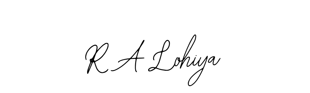 How to Draw R A Lohiya signature style? Bearetta-2O07w is a latest design signature styles for name R A Lohiya. R A Lohiya signature style 12 images and pictures png