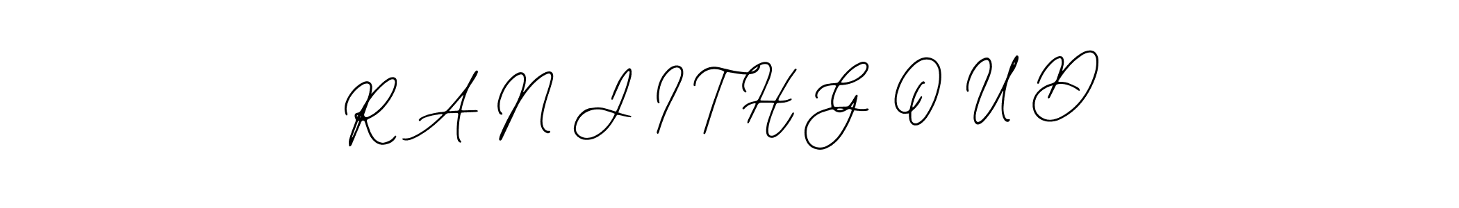 How to Draw R A N J I T H G O U D signature style? Bearetta-2O07w is a latest design signature styles for name R A N J I T H G O U D. R A N J I T H G O U D signature style 12 images and pictures png