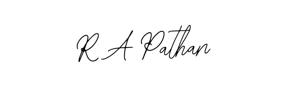 Make a beautiful signature design for name R A Pathan. With this signature (Bearetta-2O07w) style, you can create a handwritten signature for free. R A Pathan signature style 12 images and pictures png