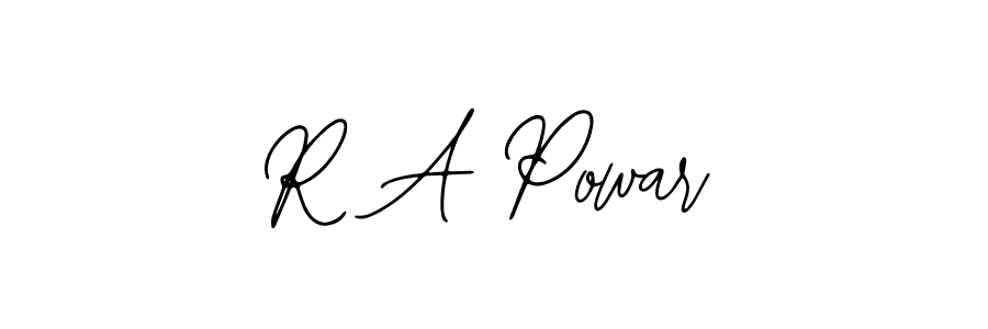 Design your own signature with our free online signature maker. With this signature software, you can create a handwritten (Bearetta-2O07w) signature for name R A Powar. R A Powar signature style 12 images and pictures png