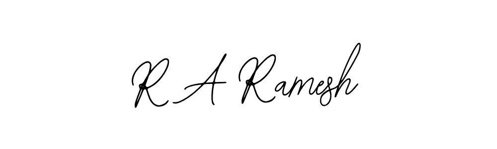 Also we have R A Ramesh name is the best signature style. Create professional handwritten signature collection using Bearetta-2O07w autograph style. R A Ramesh signature style 12 images and pictures png