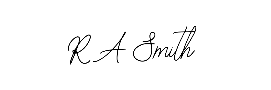 if you are searching for the best signature style for your name R A Smith. so please give up your signature search. here we have designed multiple signature styles  using Bearetta-2O07w. R A Smith signature style 12 images and pictures png